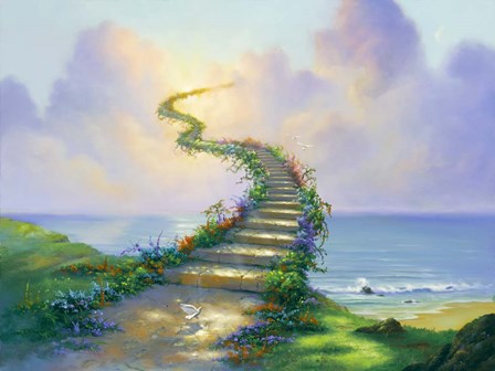 Stairway To Heaven by Jim Warren art print