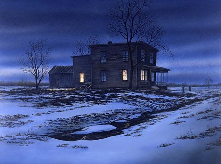 Deep in December by John Morrow art print