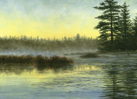 Morning Burnoff by John Morrow art print