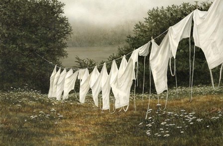 Morning Whites by John Morrow art print