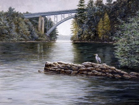 River of Blues by John Morrow art print