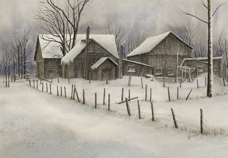 Sometimes in Winter by John Morrow art print