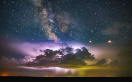 Milky Way Monsoon Print by Darren White Photography art print