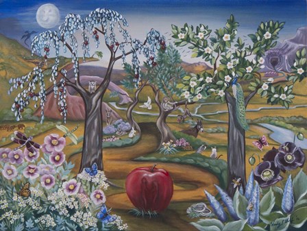 The Garden Of Eden by Wendy L. Wolf art print