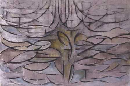 Flowering Apple Tree by Piet Mondrian art print