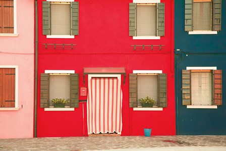 Windows of Burano VI by Aledanda art print