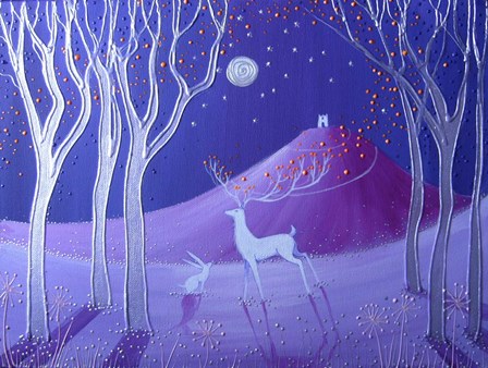 Light Of The Forest by Angie Livingstone art print