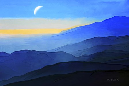 Blue Mountains by Ata Alishahi art print