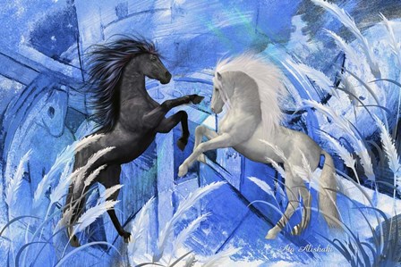 Black And White by Ata Alishahi art print