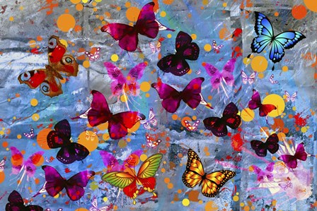 Butterflies Season by Ata Alishahi art print