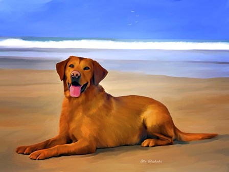 Dog 2A by Ata Alishahi art print