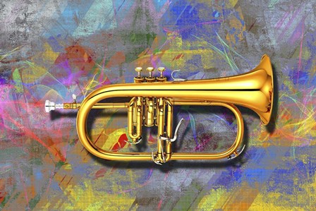 Trumpet by Ata Alishahi art print