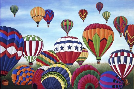 Mass Ascension by Carol J Rupp art print