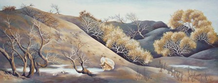 Sunrise on the Dunes by Carol J Rupp art print