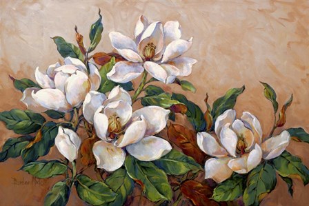 Magnolia Inspiration by Barbara Mock art print