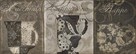 Coffee Flavors II by Color Bakery art print