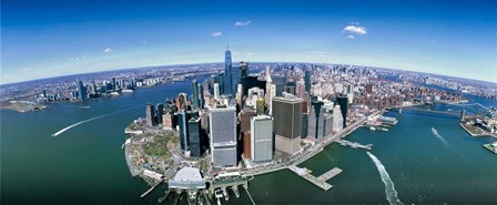 Aerial View of Lower Manhattan by Panoramic Images art print
