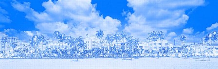 Art Deco Hotels, Ocean Drive, Miami Beach by Panoramic Images art print