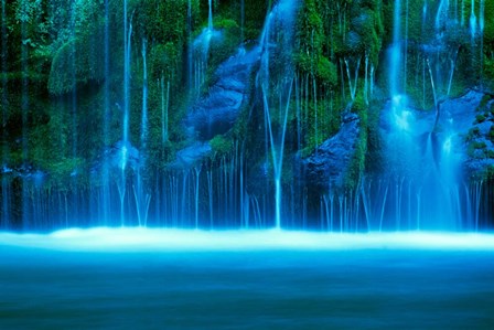 Mossbrae Falls, Sacramento River, California by Panoramic Images art print