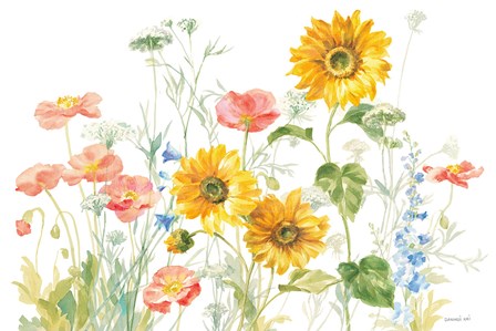 Floursack Florals on White I by Danhui Nai art print