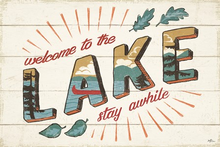 Vintage Lake I by Janelle Penner art print