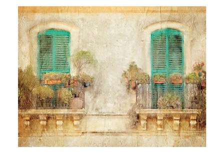 From the Balcony by Kimberly Allen art print
