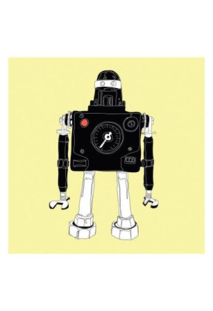 Ninja Robot by Paul McCreery art print