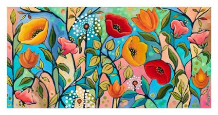 Garden Party V by Peggy Davis art print