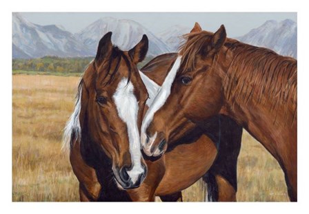 Making Friends by Terry Isaac art print