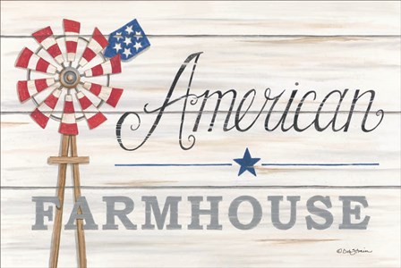 American Farmhouse by Deb Strain art print