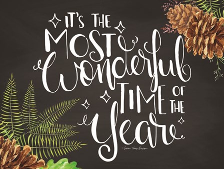 Wonderful Time of the Year by Seven Trees Design art print