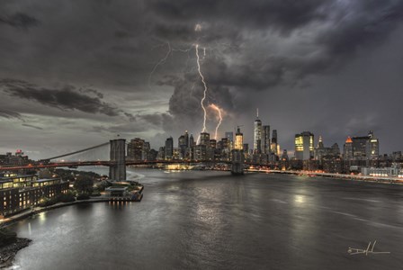 Manhattan Storm by Dale MacMillan art print