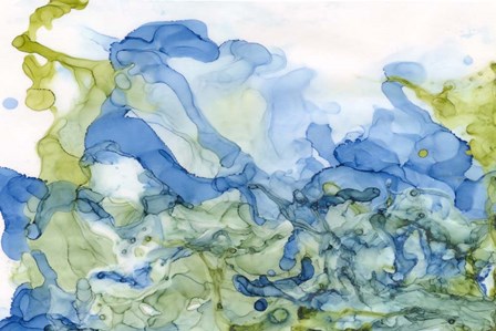 Ocean Influence Blue/Green by Tara Reed art print