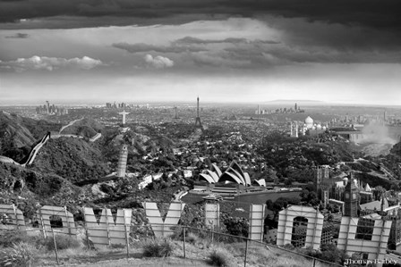 One Too Many Drinks BW by Thomas Barbey art print