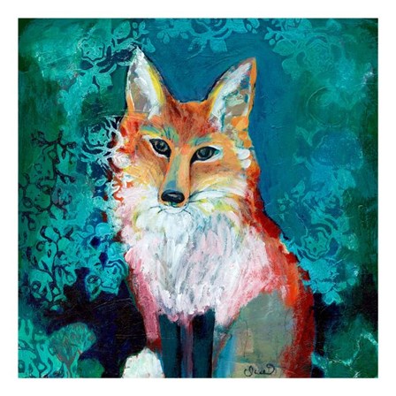 Shy Fox by Jennifer Lommers art print