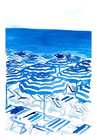 Beachy Keen by Jessica Durrant art print