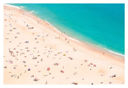 Aerial Beach by Summer Photography art print