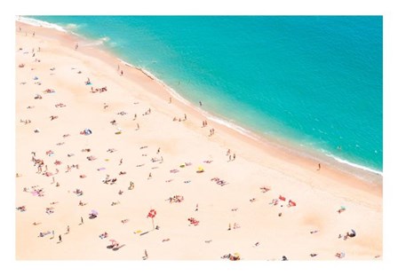 Aerial Beach by Summer Photography art print