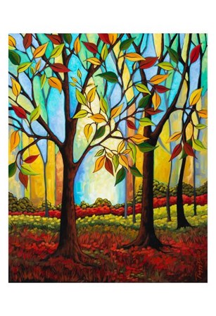 Tree Color Change by Peggy Davis art print