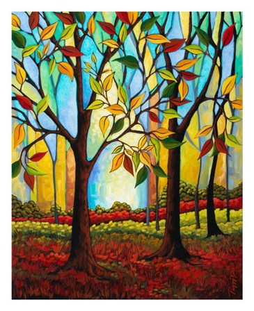 Tree Color Change by Peggy Davis art print