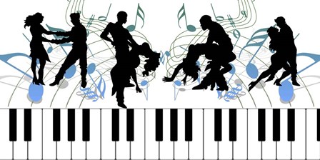 Keyboard Dance by Ata Alishahi art print