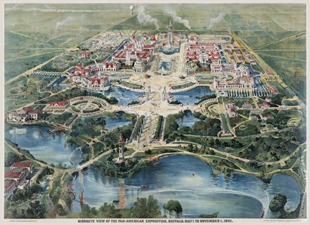 Pan-American Exposition, Buffalo Ny 1901 by Vintage Lavoie art print