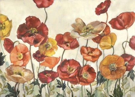Field Of Poppies by Marietta Cohen art print