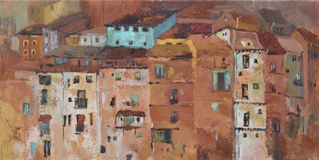 Old Spanish Town by Marietta Cohen art print