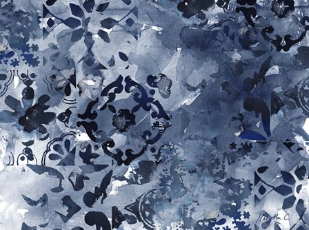 Tie Dye Big A by Marietta Cohen art print