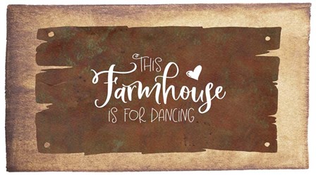 This Farmhouse is for Dancing by Tara Moss art print