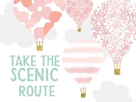Take the Scenic Route by Linda Woods art print