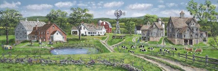 Dairy Farm Road by Bob Fair art print
