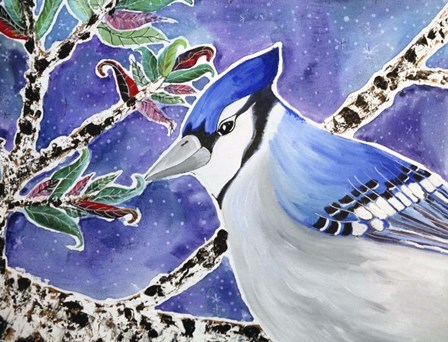 Blue Jay Way by Lauren Moss art print