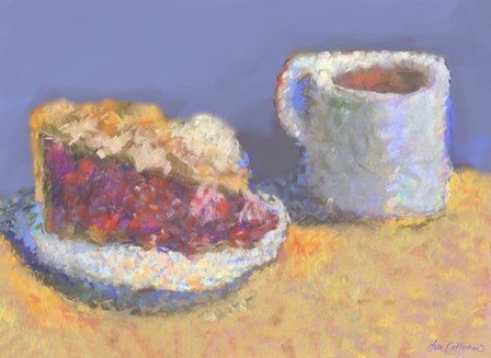It&#39;s A Cherry Pie Day by Lisa Katharina art print